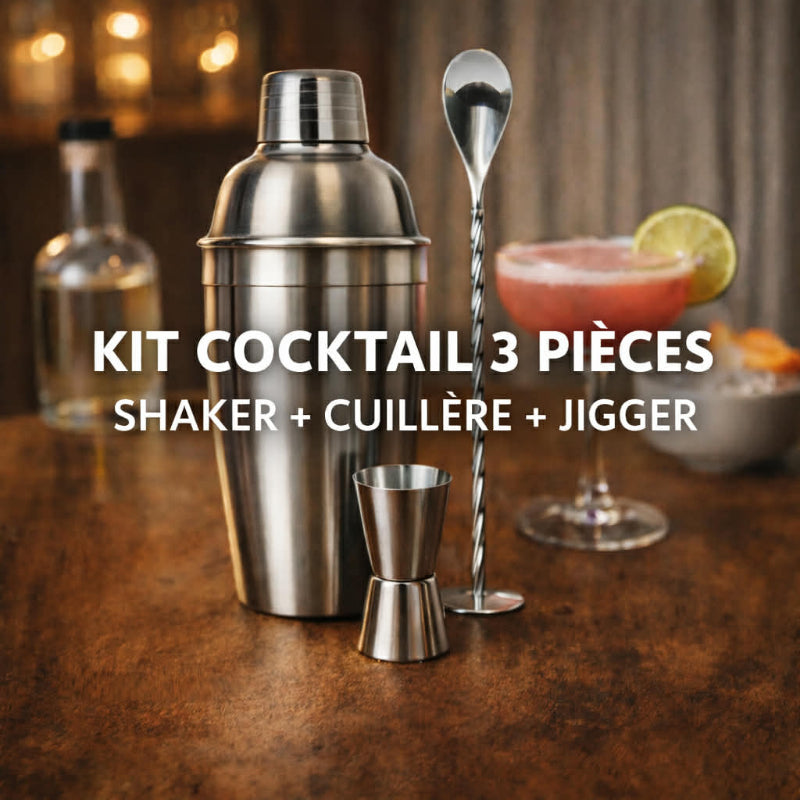 Kit Cocktail Complet – Coffret Shaker & Accessoires | Le Shaker
